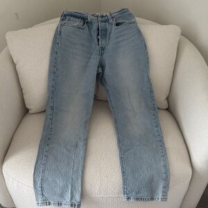 Levi's Light Blue Straight Leg Jeans